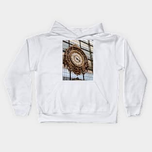 Gold clock Kids Hoodie